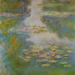 Large Canvas Reproduction of Water Lilies (1908): Monet’s Impressionist Masterpiece