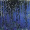 Water Lilies and Weeping Willow Branches by Claude Monet (1916-1919) – Stunning Custom Oil Painting Reproduction, Dafen Village