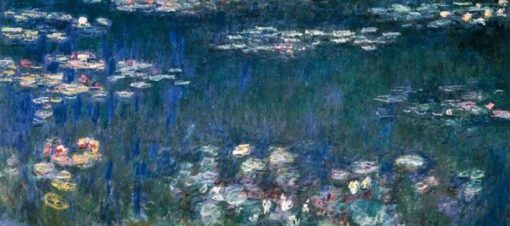 Water Lilies, Green Harmony (c.1914) by Claude Monet – Premium Hand-Painted Oil Painting, Expertly Made by Dafen Village