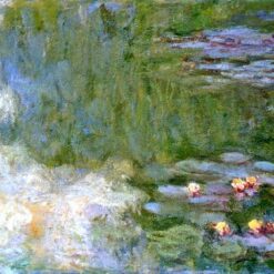 Water Lily Pond by Claude Monet (1917-1919) – Elegant Custom Oil Painting, Expertly Made by Dafen Village