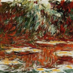 Water Lily Pond by Claude Monet (1918-1919) – Stunning Custom Oil Painting, Expertly Made by Dafen Village