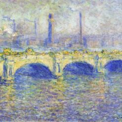 Claude Monet Waterloo Bridge, Effect of the Sun (1903) – High-Quality Custom Oil Painting Reproduction, Dafen Village