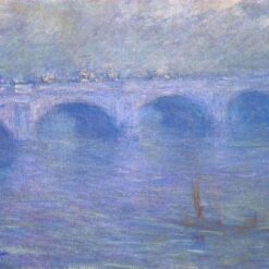 Waterloo Bridge in the Fog by Claude Monet (1899-1901) – Stunning Custom Oil Painting, Expertly Crafted by Dafen Village