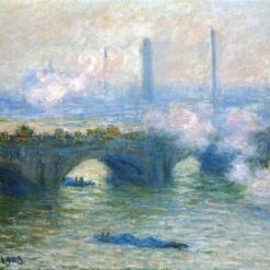 Claude Monet Waterloo Bridge, London (1903) – High-Quality Custom Oil Painting Reproduction, Dafen Village