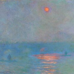 Waterloo Bridge, Sunlight in the Fog by Claude Monet (1903) – Stunning Custom Oil Painting, Expertly Crafted by Dafen Village