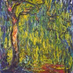 Weeping Willow (1918) by Claude Monet – Custom Oil Painting Reproduction, Handcrafted by Dafen Village Artists