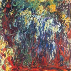 Weeping Willow, Giverny by Claude Monet (1920-1922) – Stunning Custom Oil Painting, Expertly Crafted by Dafen Village