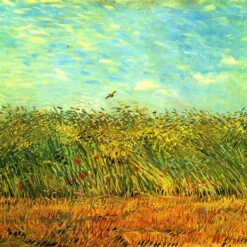 Museum-Quality Van Gogh Painting – Wheat Field with a Lark (1887)