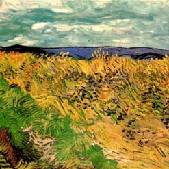 Wheat Field with Cornflowers by Vincent van Gogh – 1890 Oil Painting Reproduction