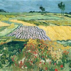 Wheatfields by Vincent van Gogh – 1890 Idyllic Rural Landscape Canvas