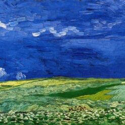 Wheatfields under Thunderclouds by Vincent van Gogh – 1890 Expressive Landscape Art