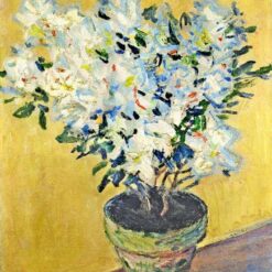 Claude Monet White Azaleas in a Pot (1882-1885) – High-Quality Custom Oil Painting Reproduction, Dafen Village