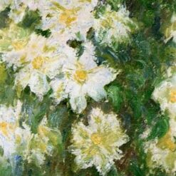 White Clematis (1887) by Claude Monet – Handcrafted Oil Painting Reproduction, Dafen Village Masterpiece