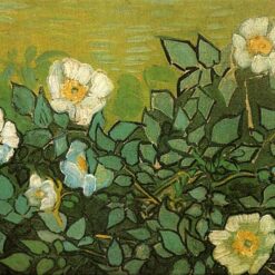 Vincent van Gogh Wild Roses (1890) – Elegant Floral Still Life Canvas Art