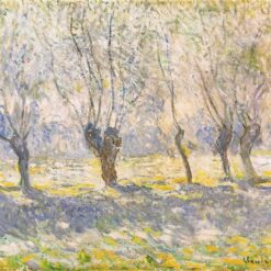 Claude Monet Willows, Giverny (1886) – High-Quality Hand-Painted Oil Painting Reproduction, Dafen Village