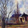 Winter's End" by Paul Gauguin 1885 - Hand-Painted Oil Painting Reproduction | Springtime Landscape in France