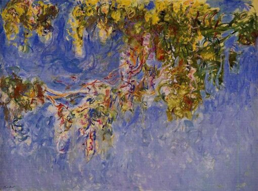 Wisteria by Claude Monet (1919-1920) – Elegant Hand-Painted Oil Painting, Made by Dafen Village