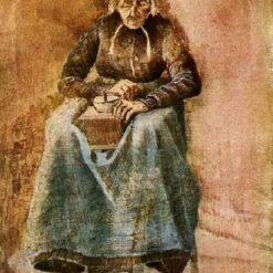 1881 Woman Grinding Coffee by Van Gogh – Fine Art Reproduction of Dutch Life