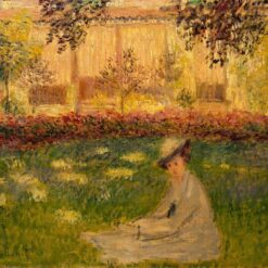 Woman in a Garden (1876) by Claude Monet – Handcrafted Oil Painting Reproduction, Dafen Village Masterpiece