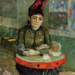 Woman at the 'Cafe Tambourin' (1887) – Van Gogh’s Vibrant Portrait of French Culture