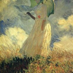 Woman with a Parasol (1886) by Claude Monet – Handcrafted Oil Painting Reproduction, Dafen Village Masterpiece