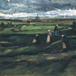 1882 Women Mending Nets in the Dunes – Van Gogh’s Reflection of Hard Work and Nature