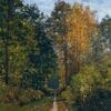 Claude Monet Wooded Path (1865) – High-Quality Hand-Painted Oil Painting Reproduction, Dafen Village