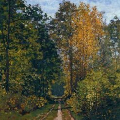 Claude Monet Wooded Path (1865) – High-Quality Hand-Painted Oil Painting Reproduction, Dafen Village