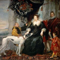 Baroque Masterpiece: "Portrait of Lady Arundel with her Train" by Peter Paul Rubens