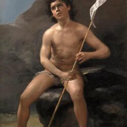 Francisco Goya – Saint John the Baptist as a Child in the Desert, Neoclassical Oil Painting