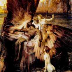 The Lament for Icarus by Herbert James Draper – Custom Oil Painting Reproduction