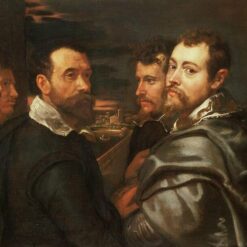 1602 Self-Portrait in a Circle of Friends – Peter Paul Rubens Baroque Masterwork