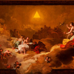 The Adoration of the Name of the Lord by Francisco Goya | 1772 Romanticism Religious Fresco