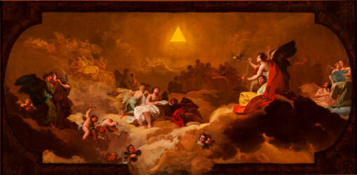 « L'Adoration du Nom du Seigneur » de Francisco Goya | 1772, romantisme, fresque religieuse