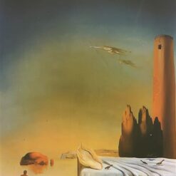 The Dream Approaches – Surreal Landscape Inspired by Salvador Dali's Vision