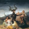 Witches Sabbath by Francisco Goya - 1789 Oil on Canvas, Mythological Painting, Romanticism