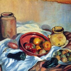 Realism-Inspired Still Life by Salvador Dalí – Still Life (1918)