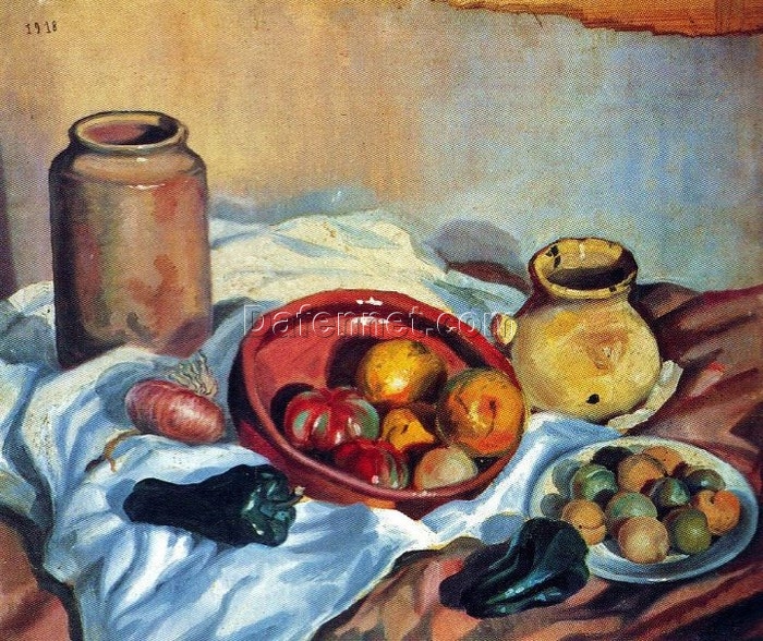 Realism-Inspired Still Life by Salvador Dalí – Still Life (1918)