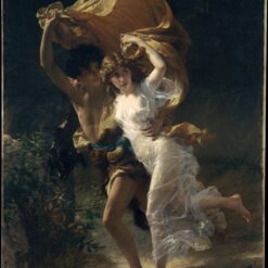 Pierre Auguste Cot’s The Storm – Romanticism Oil Painting Replica, Timeless Masterpiece