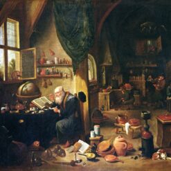 David Teniers the Younger’s An Alchemist in His Workshop – Flemish Art Masterpiece Replica