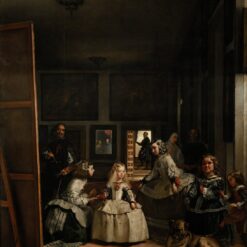 Reproduction of Las Meninas by Diego Velázquez – 1656 Baroque Interior Scene