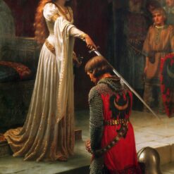 Edmund Blair Leighton’s The Accolade – 1901 Romantic Masterpiece Replica