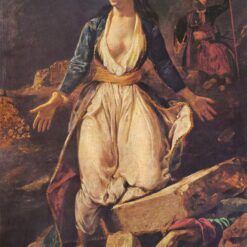 Eugène Delacroix’s Greece on the Ruins of Missolonghi – 1826 Romantic Masterpiece Replica