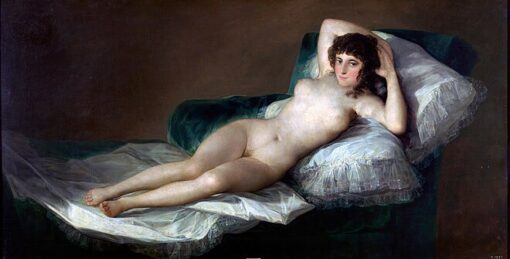La Maja desnuda de Francisco de Goya: réplica de un cuadro emblemático del Romanticismo