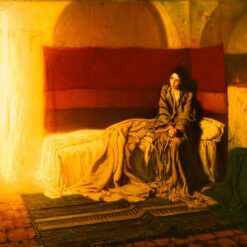 Handcrafted Religious Artwork – Die Verkündigung (The Annunciation) by Henry Ossawa Tanner, 1898 Reproduction