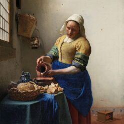Jan Vermeer’s The Milkmaid – Baroque Masterpiece Painting Replica