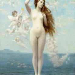 Realistic Oil Painting Reproduction – Venus Rising by Jean-Leon Gerome