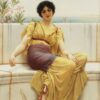 Müßiggang (Idleness), 1900 by John William Godward | Neoclassical Masterpiece
