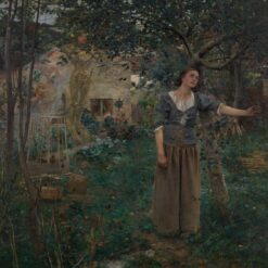 Joan of Arc by Jules Bastien-Lepage – Handcrafted Naturalist Art Reproduction