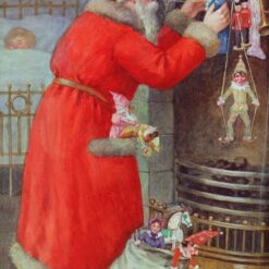 Father Christmas (Weihnachtsmann) by Karl Roger – Handcrafted Festive Art Reproduction